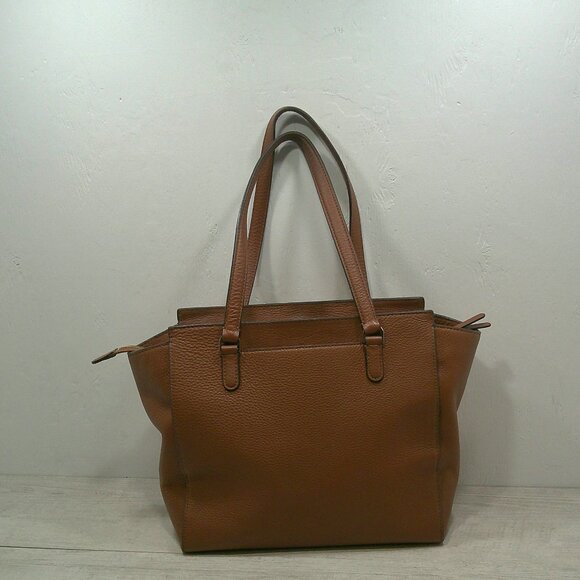 Kate Spade Jackson Satchel Gingerbread Minimalist Leather Bag Purse Pocketbook - Picture 4 of 13